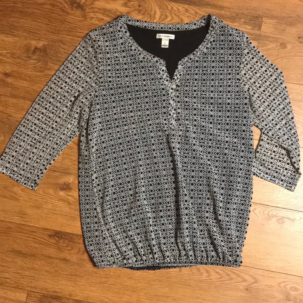 Black and White Dress Shirt